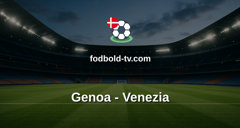 Serie A: Genoa - Venezia