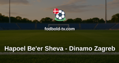 Europa League: Hapoel Be'er Sheva - Dinamo Zagreb
