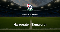 National League: Harrogate - Tamworth