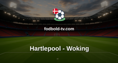 National League: Hartlepool - Woking