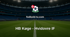 NordicBet Liga: HB Køge - Hvidovre IF