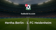 Bundesliga 2: Hertha Berlin - 1. FC Heidenheim