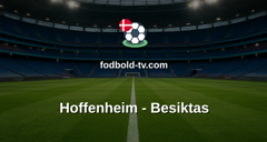 Europa League: Hoffenheim - Besiktas
