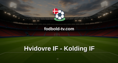 NordicBet Liga: Hvidovre IF - Kolding IF