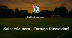 Bundesliga 2: Kaiserslautern - Fortuna Düsseldorf