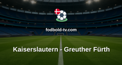 Bundesliga 2: Kaiserslautern - Greuther Fürth