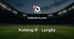 NordicBet Liga: Kolding IF - Lyngby