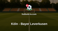 Bundesliga: Köln - Bayer Leverkusen