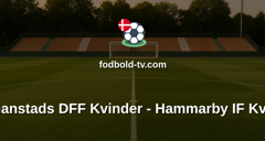 Damallsvenskan: Kristianstads DFF Kvinder - Hammarby IF Kvinder