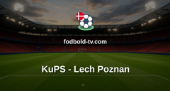 UEFA Conference League: KuPS - Lech Poznan