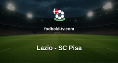 Serie A: Lazio - SC Pisa