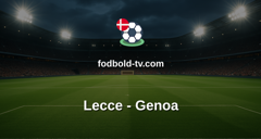 Serie A: Lecce - Genoa