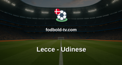 Serie A: Lecce - Udinese