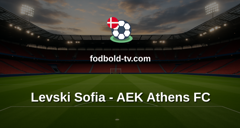 Champions League: Levski Sofia - AEK Athens FC