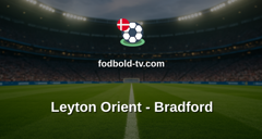 EFL Cup: Leyton Orient - Bradford