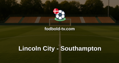 Championship: Lincoln City - Southampton