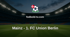 Bundesliga: Mainz - 1. FC Union Berlin