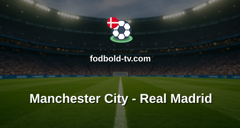 Champions League: Manchester City - Real Madrid