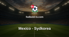 VM i fodbold: Mexico - Sydkorea