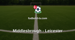Championship: Middlesbrough - Leicester