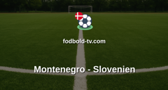 Træningskamp: Montenegro - Slovenien