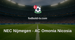 Europa League: NEC Nijmegen - AC Omonia Nicosia