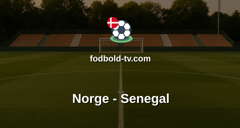 VM i fodbold: Norge - Senegal