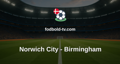 Championship: Norwich City - Birmingham