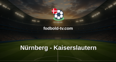 Bundesliga 2: Nürnberg - Kaiserslautern