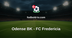 Superligaen: Odense BK - FC Fredericia