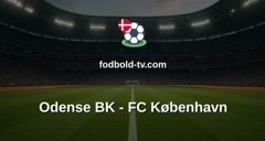 Superligaen: Odense BK - FC København