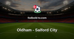 League Two: Oldham - Salford City