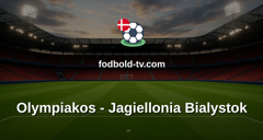 Europa League: Olympiakos - Jagiellonia Bialystok