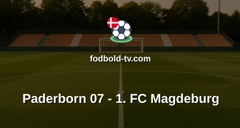 Bundesliga 2: Paderborn 07 - 1. FC Magdeburg