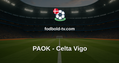 Europa League: PAOK - Celta Vigo