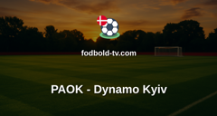 Europa League: PAOK - Dynamo Kyiv