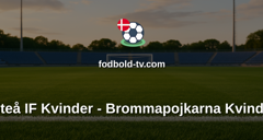 Damallsvenskan: Piteå IF Kvinder - Brommapojkarna Kvinder