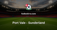 FA-cupen: Port Vale - Sunderland