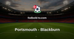 Championship: Portsmouth - Blackburn