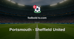 Championship: Portsmouth - Sheffield United