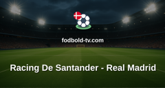 La Liga: Racing De Santander - Real Madrid
