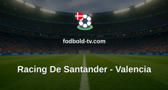 La Liga: Racing De Santander - Valencia