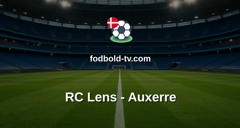 Ligue 1: RC Lens - Auxerre