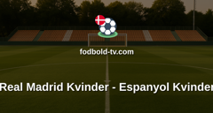 Primera División Femenina: Real Madrid Kvinder - Espanyol Kvinder