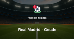 La Liga: Real Madrid - Getafe