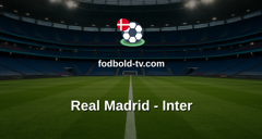 Champions League: Real Madrid - Inter