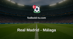 La Liga: Real Madrid - Málaga