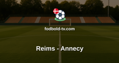 Ligue 2: Reims - Annecy