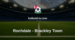 National League: Rochdale - Brackley Town