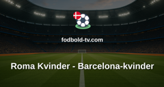 Womens Champions League: Roma Kvinder - Barcelona-kvinder